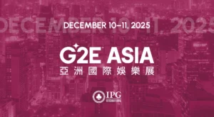 IPG News 2 IPG International promotional graphic for G2E Philippines 2025, held December 10–11 at the Marriott Grand Ballroom, Manila — Booth 2-802.